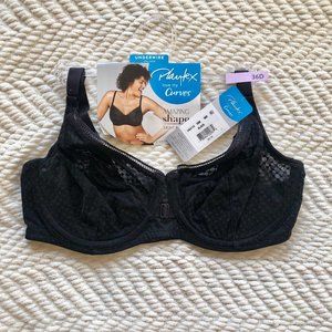 Black Playtex Balconette Underwire Bra